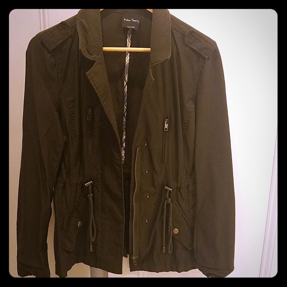 Eden Society military style jacket nwot